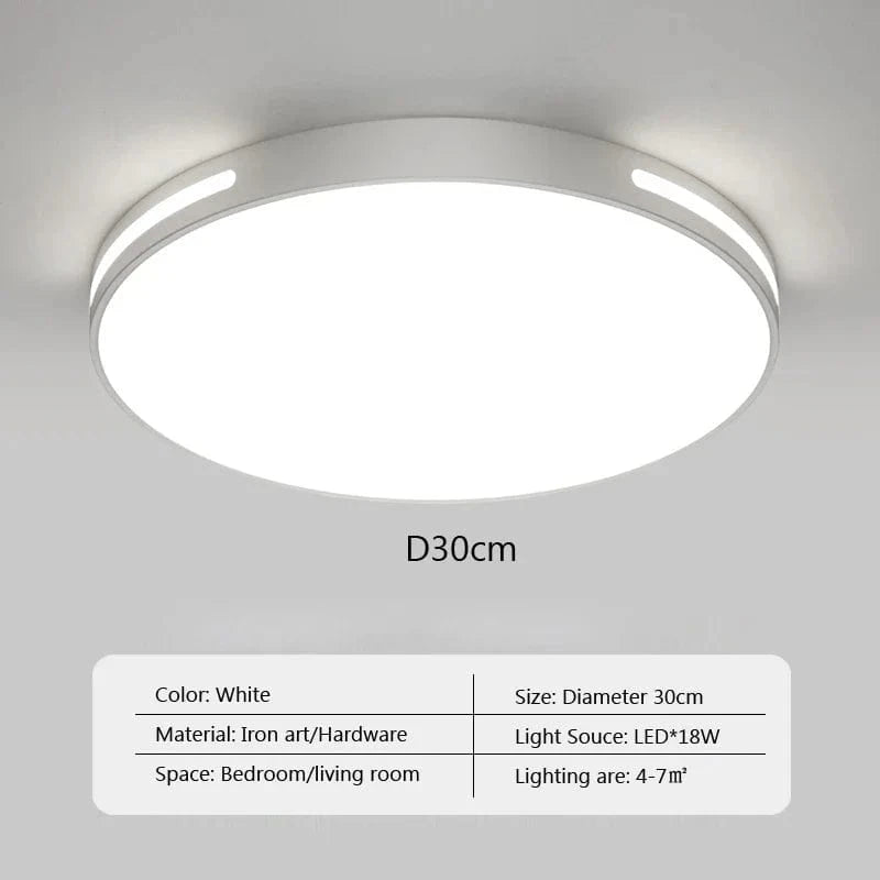 Plafonnier LED Cosmo Slim | Marco Lucetti Blanc 30cm / Blanc froid - Pas de RC