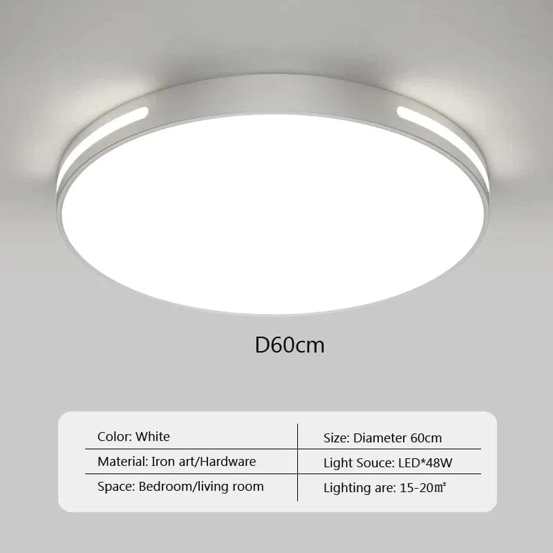 Plafonnier LED Cosmo Slim | Marco Lucetti Blanc60cm / Blanc froid - Pas de RC