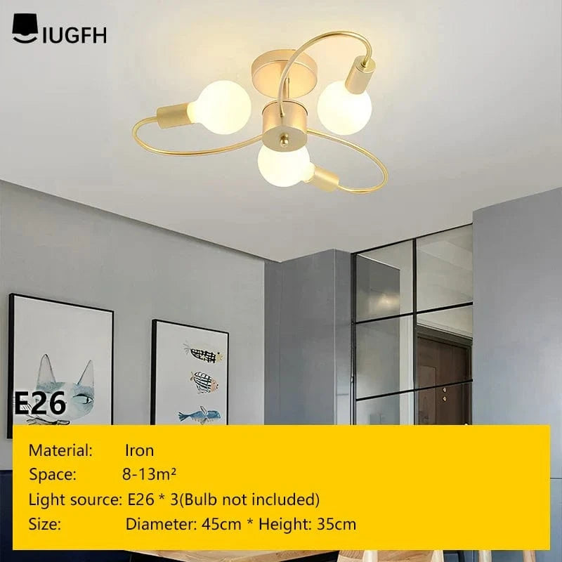 Plafonnier LED Creative Line | Marco Lucetti 3 H e26 G