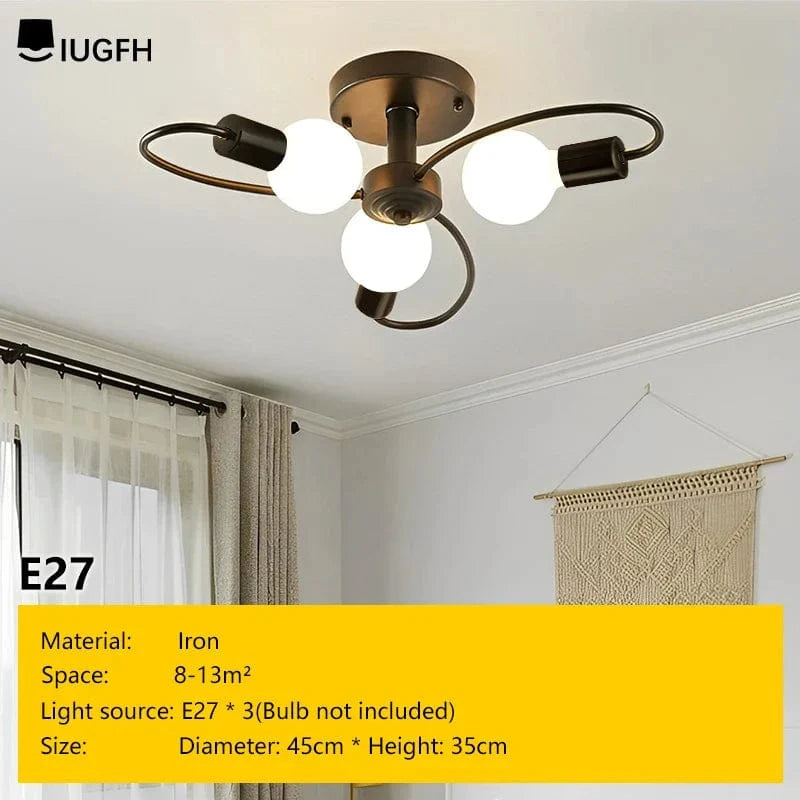 Plafonnier LED Creative Line | Marco Lucetti 3 H e27 B