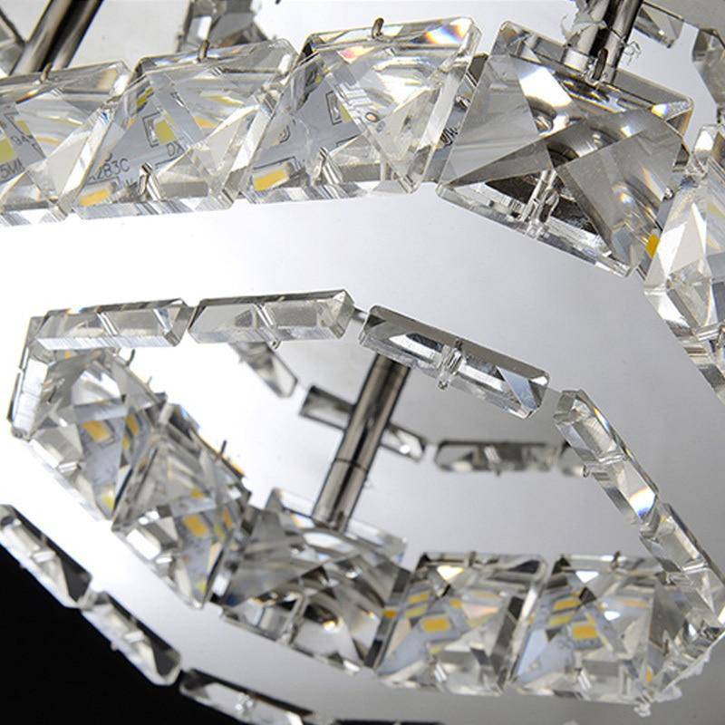 Plafonnier LED cristal élégant | Marco Lucetti