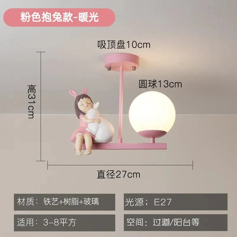 Plafonnier LED de chevet pour chambre d'enfant - Kids' Glow | Marco Lucetti Modèle A