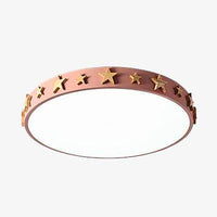 Plafonnier LED Étoilé en Couleurs D'Or