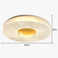 Plafonnier Led de luxe en acrylique rond | Marco Lucetti