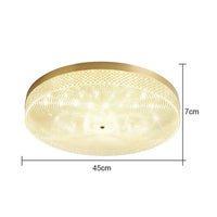 Plafonnier Led de luxe en acrylique rond | Marco Lucetti C 45cm / CHINE / 3 couleurs modifiables