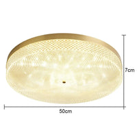 Plafonnier Led de luxe en acrylique rond | Marco Lucetti C 55 cm / CHINE / 3 couleurs modifiables