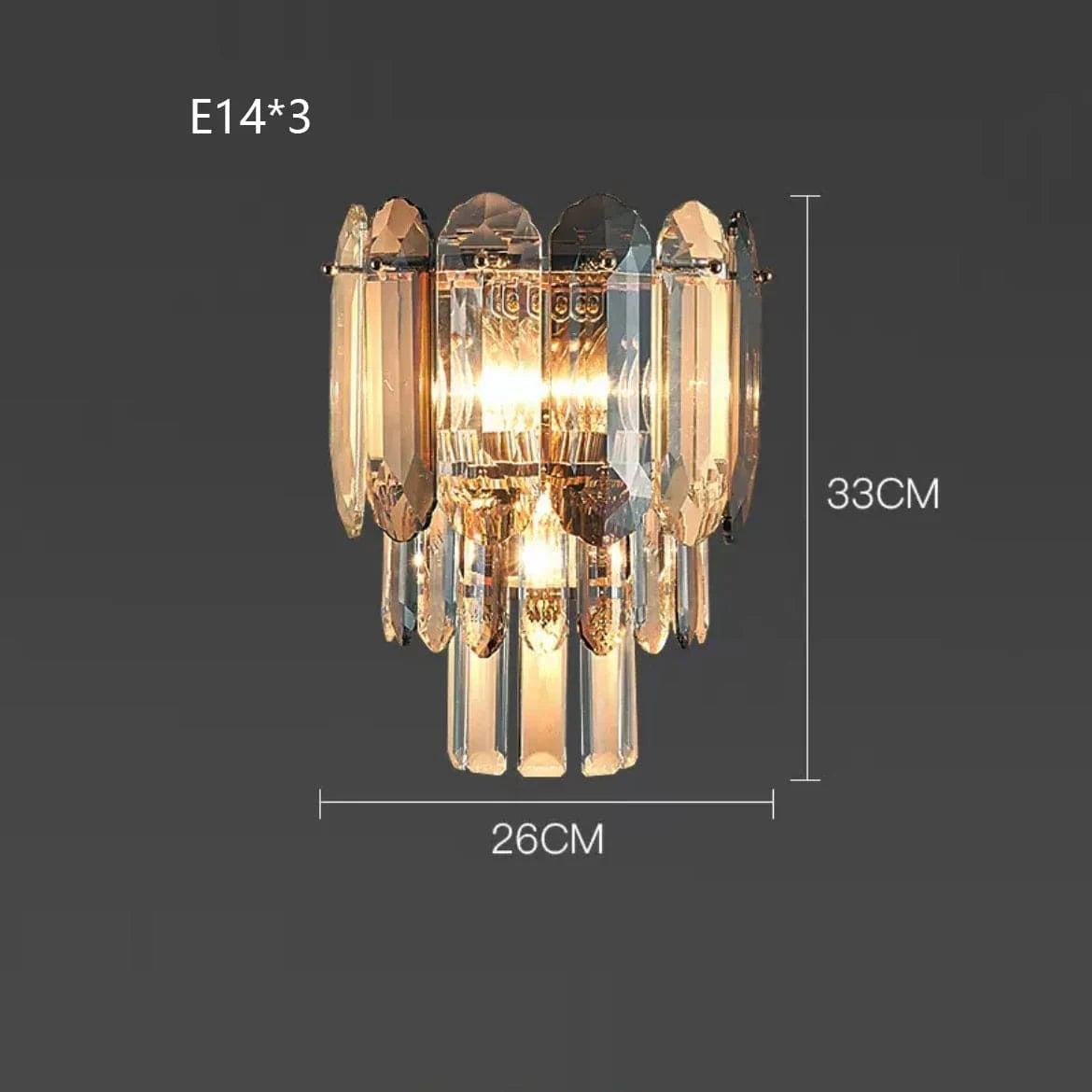 Plafonnier LED de Luxe en Cristal - Collection 2024 | Marco Lucetti A 26cm / Lumière froide