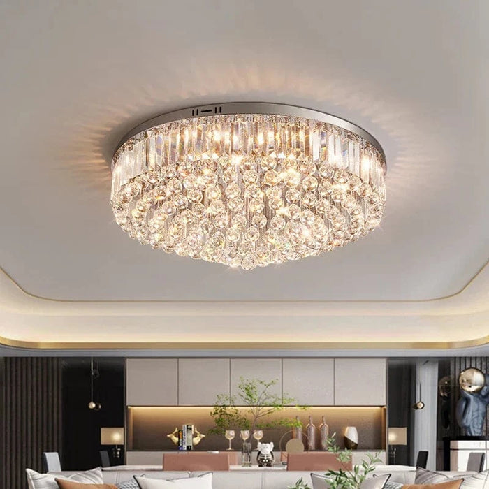 Plafonnier LED de luxe en cristal pur | Marco Lucetti