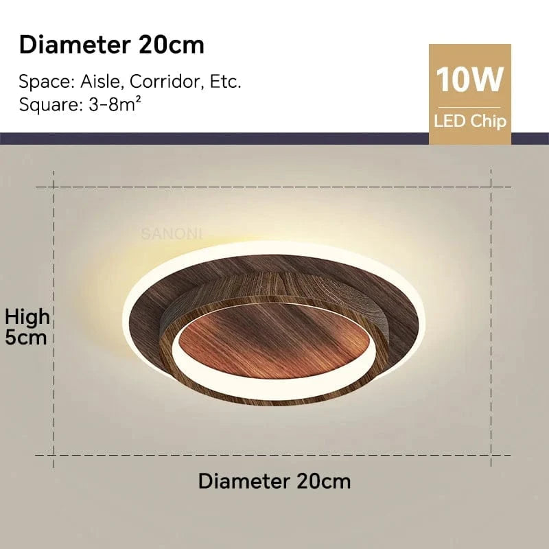 Plafonnier LED Déco Intérieur | Marco Lucetti Cercle de noix1 / Blanc chaud