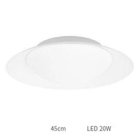 Plafonnier LED Design avec abat-jour arrondi | Marco Lucetti C / 45cm / Blanc
