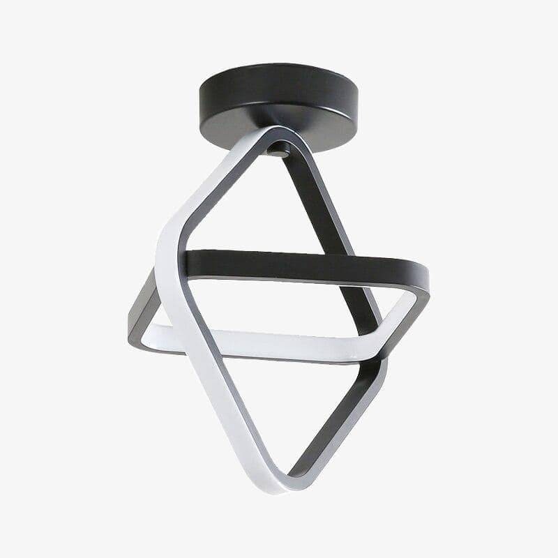 Plafonnier LED Design Balcony | Marco Lucetti Noir / Carré / Froide