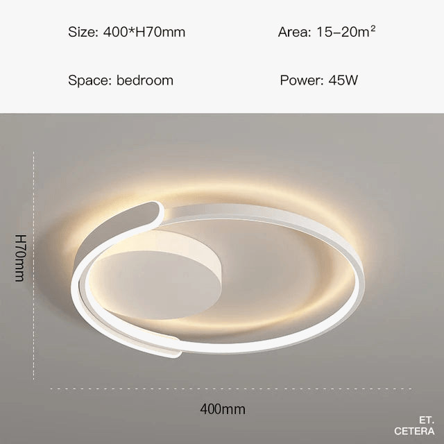 Plafonnier LED design carré pour un intérieur moderne et lumineux | Marco Lucetti