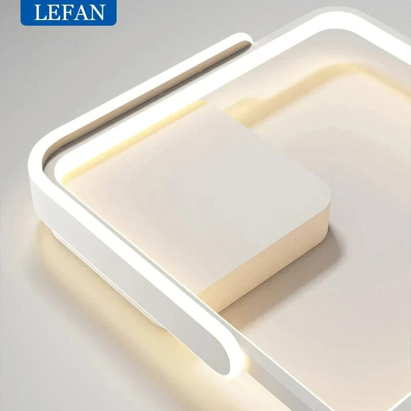 Plafonnier LED design carré pour un intérieur moderne et lumineux | Marco Lucetti