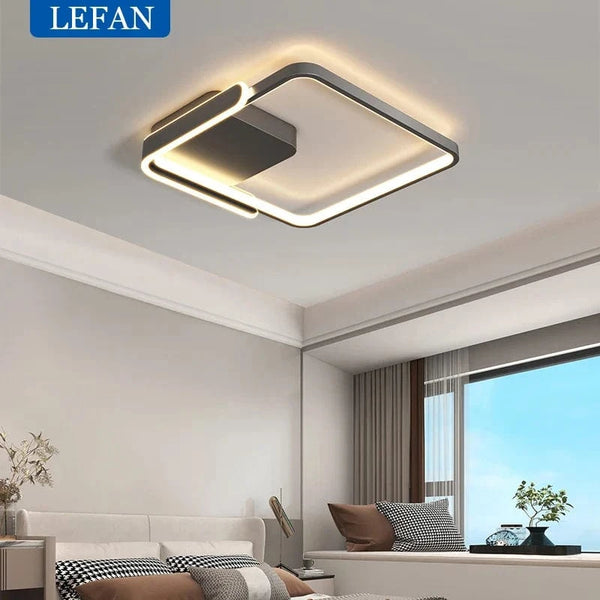 Plafonnier LED design carré pour un intérieur moderne et lumineux | Marco Lucetti