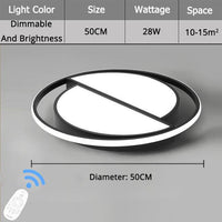 Plafonnier LED design Cercles décalés Home | Marco Lucetti 50cm