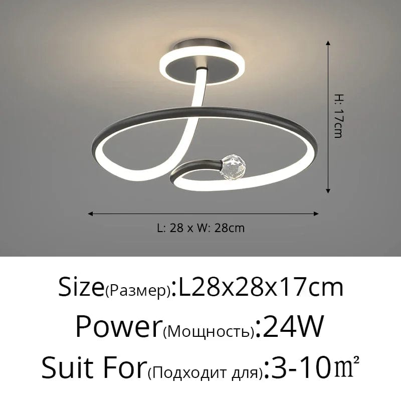 Plafonnier LED Design Circulaire | Marco Lucetti