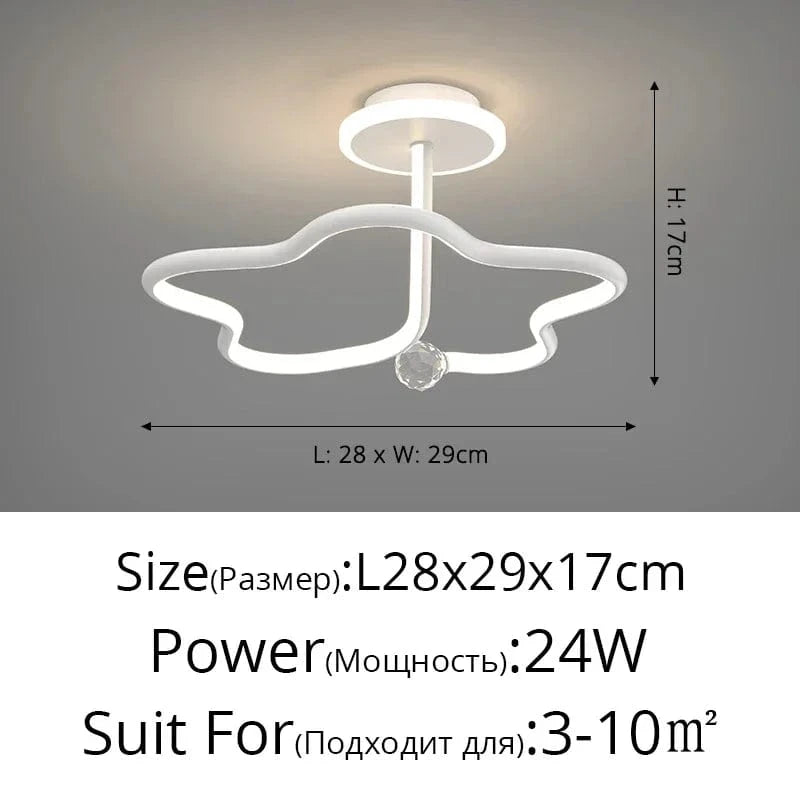 Plafonnier LED Design Circulaire | Marco Lucetti D Blanc / Blanc froid, pas de télécommande