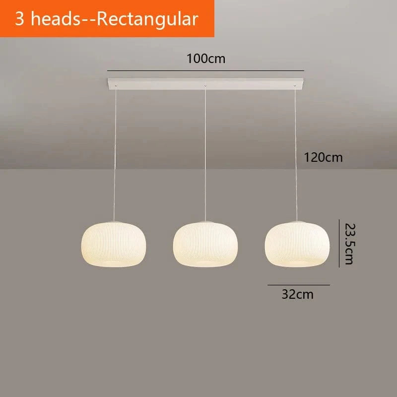 Plafonnier LED Design Citrouille - Collection Enfant Luminescence | Marco Lucetti B 3 têtes / Blanc chaud