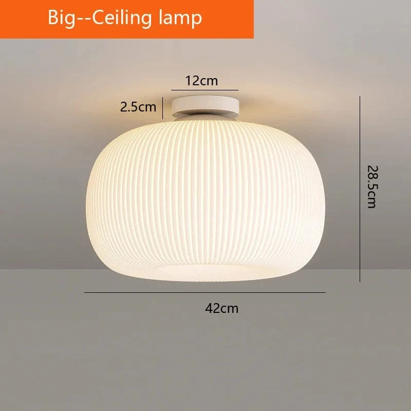 Plafonnier LED Design Citrouille - Collection Enfant Luminescence | Marco Lucetti B P42cm / Blanc froid