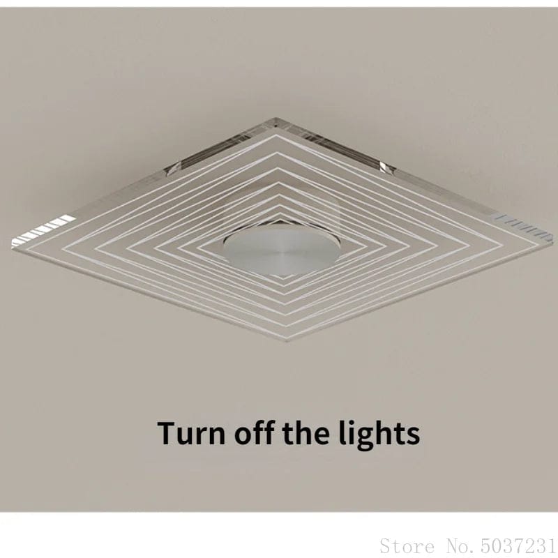 Plafonnier LED Design en aluminium acrylique géométrique | Marco Lucetti