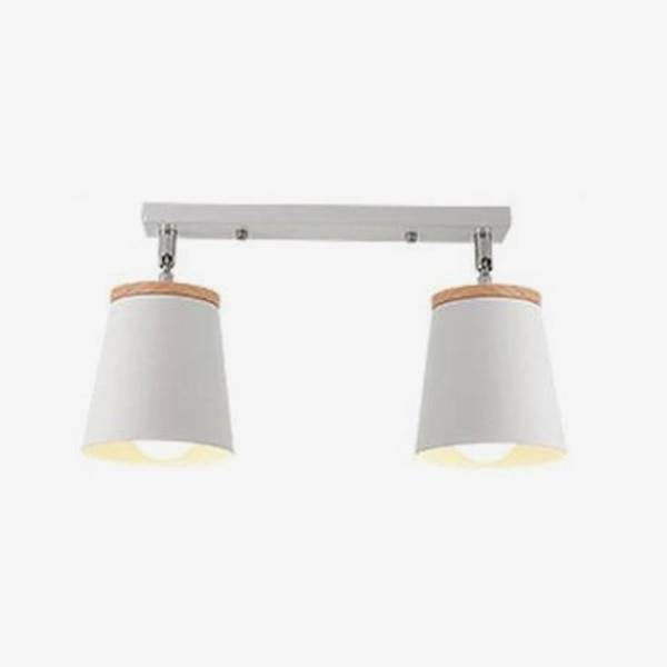 Plafonnier LED design en métal et bois | Marco Lucetti