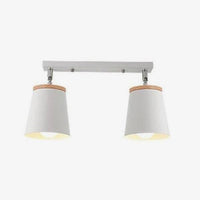 Plafonnier LED design en métal et bois | Marco Lucetti