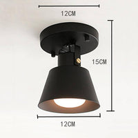 Plafonnier LED design en métal et bois | Marco Lucetti A