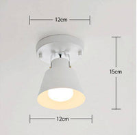 Plafonnier LED design en métal et bois | Marco Lucetti B