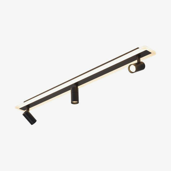 Plafonnier LED design en métal noir - Multiples spots lumineux | Marco Lucetti