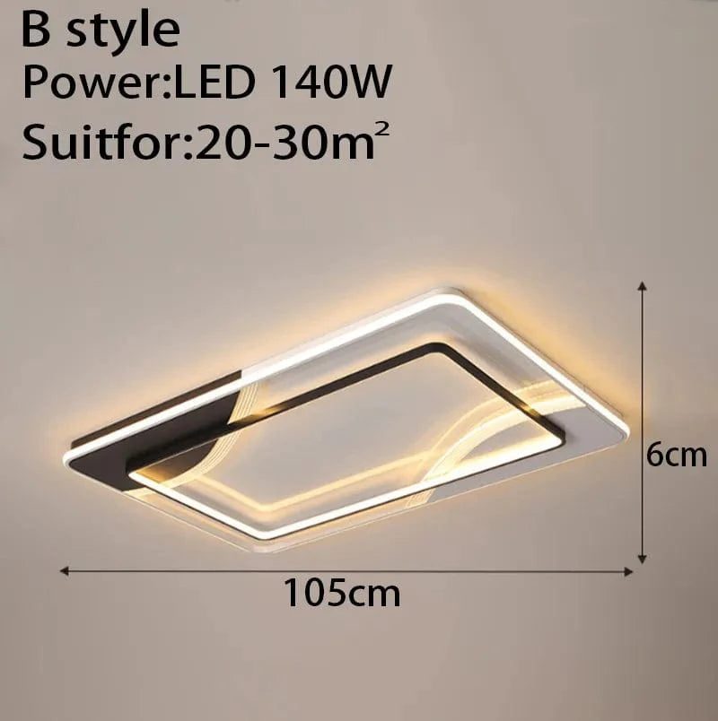 Plafonnier LED Design Intérieur | Marco Lucetti 105 cm B / 3 couleurs pas de télécommande