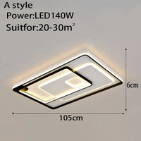 Plafonnier LED Design Intérieur | Marco Lucetti 105 cm UN / 3 couleurs pas de télécommande