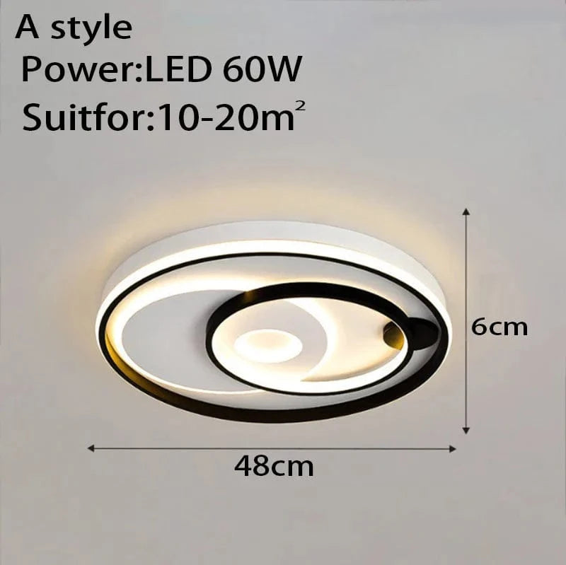 Plafonnier LED Design Intérieur | Marco Lucetti 48 cm A 1 / 3 couleurs pas de télécommande