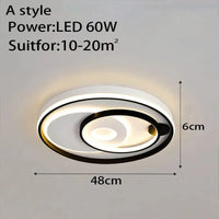 Plafonnier LED Design Intérieur | Marco Lucetti 48 cm A 1 / 3 couleurs pas de télécommande