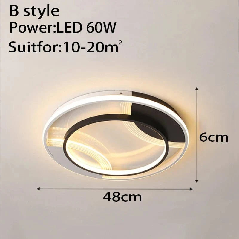 Plafonnier LED Design Intérieur | Marco Lucetti 48 cm B 1 / 3 couleurs pas de télécommande