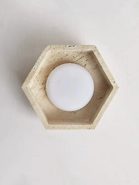 Plafonnier LED design moderne en bois clair Wabi-Sabi | Marco Lucetti