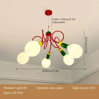 Plafonnier LED Design Moderne - Luminaire Décoratif Idéal pour la Maison | Marco Lucetti 5H / Lumière chaude
