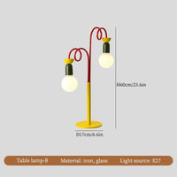 Plafonnier LED Design Moderne - Luminaire Décoratif Idéal pour la Maison | Marco Lucetti Lampe de table B / Lumière chaude