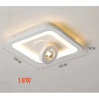 Plafonnier LED Design Moderne - Luminaire Décoratif Intérieur | Marco Lucetti J blanc / Blanc chaud