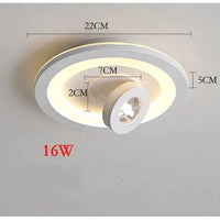 Plafonnier LED Design Moderne - Luminaire Décoratif Intérieur | Marco Lucetti Je blanc / Blanc chaud