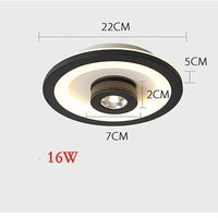 Plafonnier LED Design Moderne - Luminaire Décoratif Intérieur | Marco Lucetti Je suis noir / Blanc chaud