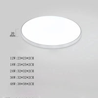 Plafonnier LED design moderne pour chambre, cuisine et salle de bain | Marco Lucetti Blanc / Lumière blanche 12W