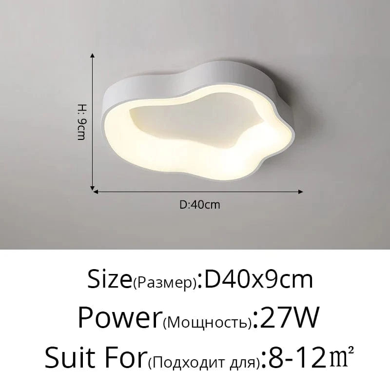 Plafonnier LED Design Moderne pour un Éclairage Intérieur | Marco Lucetti A Style 40X9cm 27W / Lumière chaude