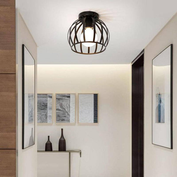 Plafonnier LED design noir - diverses formes | Marco Lucetti