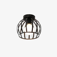 Plafonnier LED design noir - diverses formes | Marco Lucetti