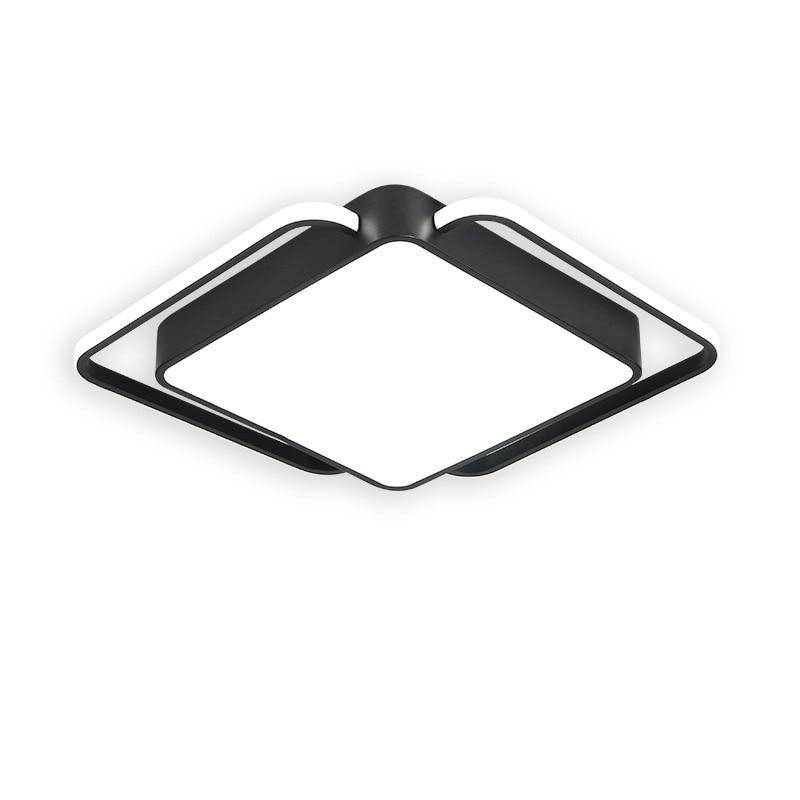 Plafonnier LED design noir et blanc Bwart | Marco Lucetti