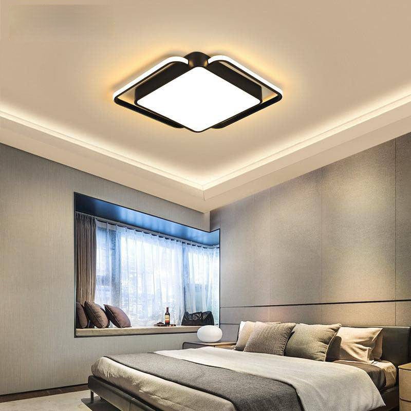 Plafonnier LED design noir et blanc Bwart | Marco Lucetti