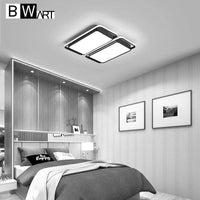 Plafonnier LED Design Noir et Blanc - Bwart | Marco Lucetti