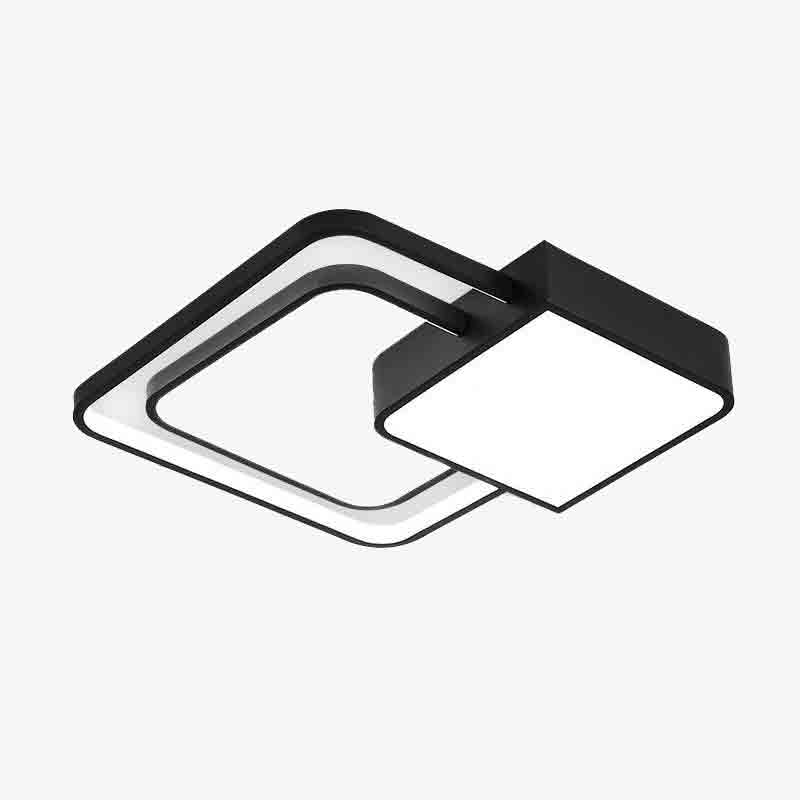 Plafonnier LED design - Noir et Blanc - Bwart | Marco Lucetti