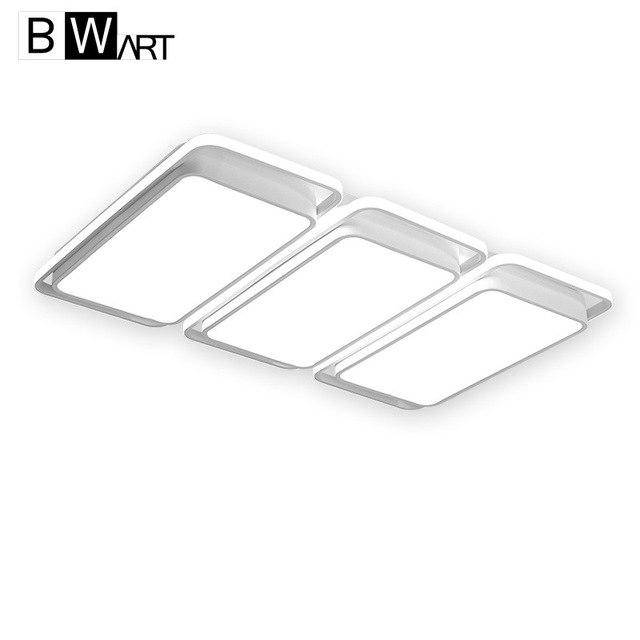 Plafonnier LED Design Noir et Blanc - Bwart | Marco Lucetti Blanc / 50x50x9cm - 38W / Chaude
