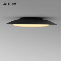 Plafonnier LED Design Noir - Light Disc | Marco Lucetti